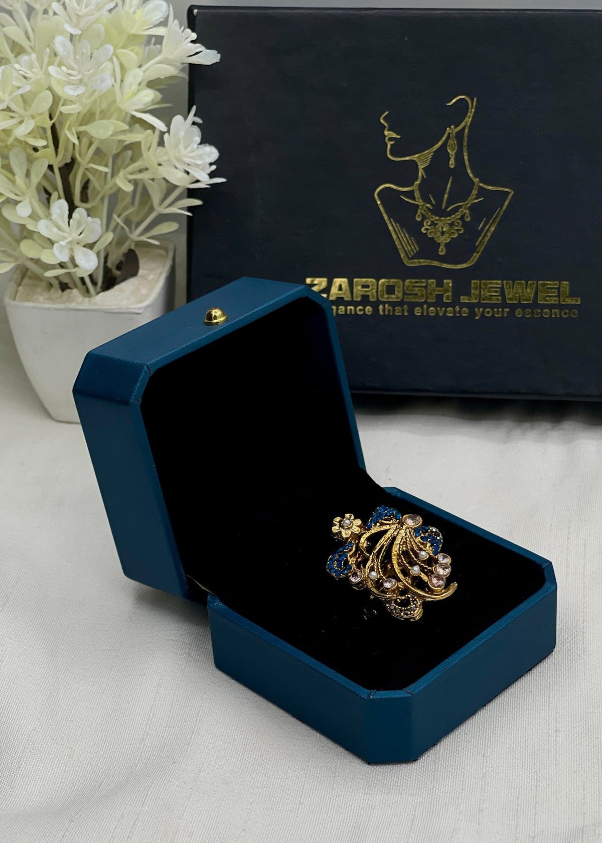 Shop the Nisma Royal Ring from Zarosh Jewel