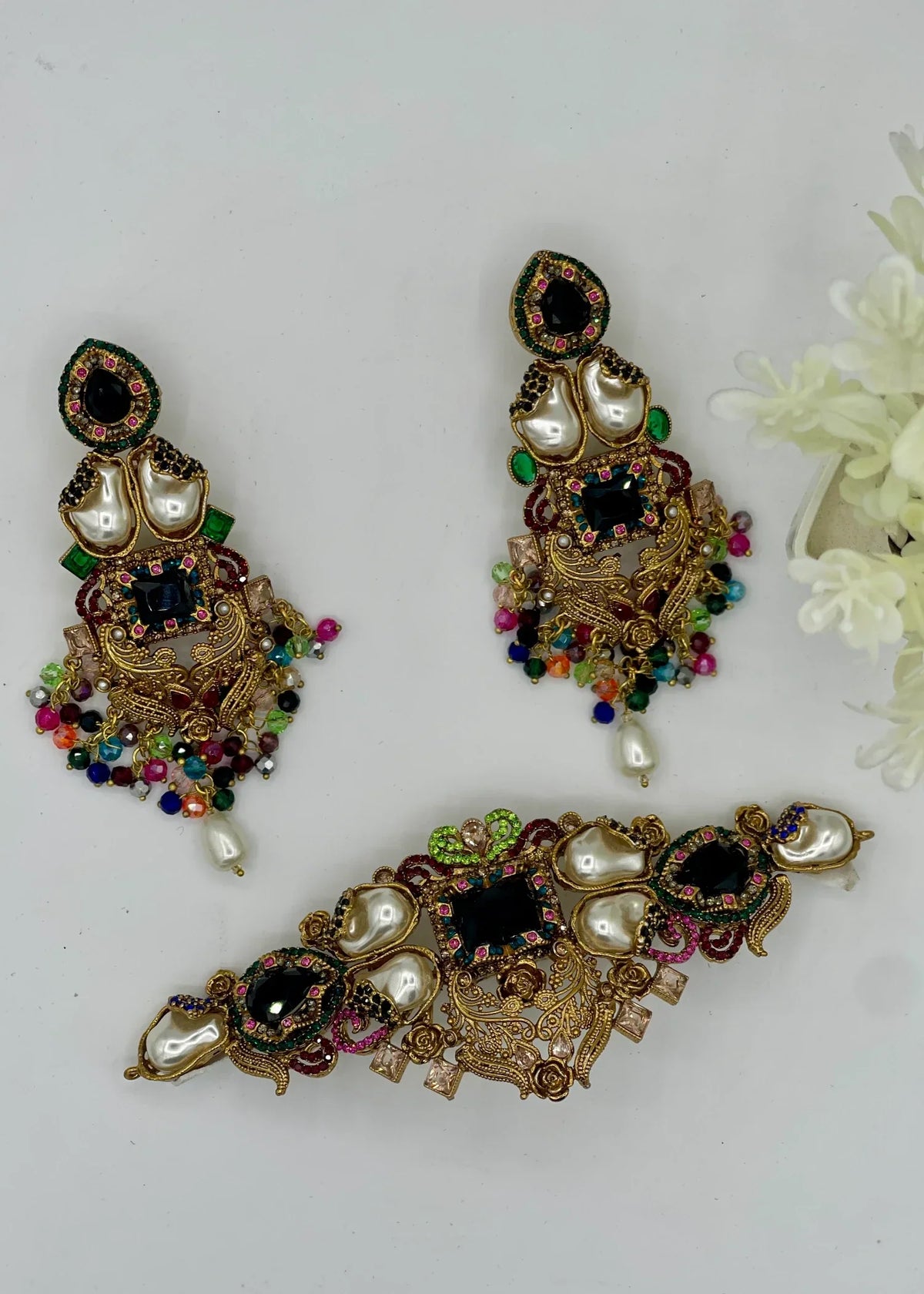 Shop the Nivara Regal Choker Set from Zarosh Jewel