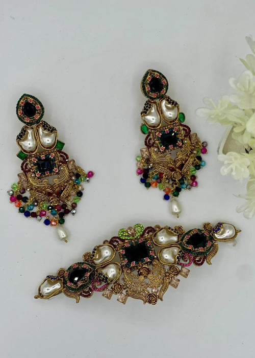 Shop the Nivara Regal Choker Set from Zarosh Jewel