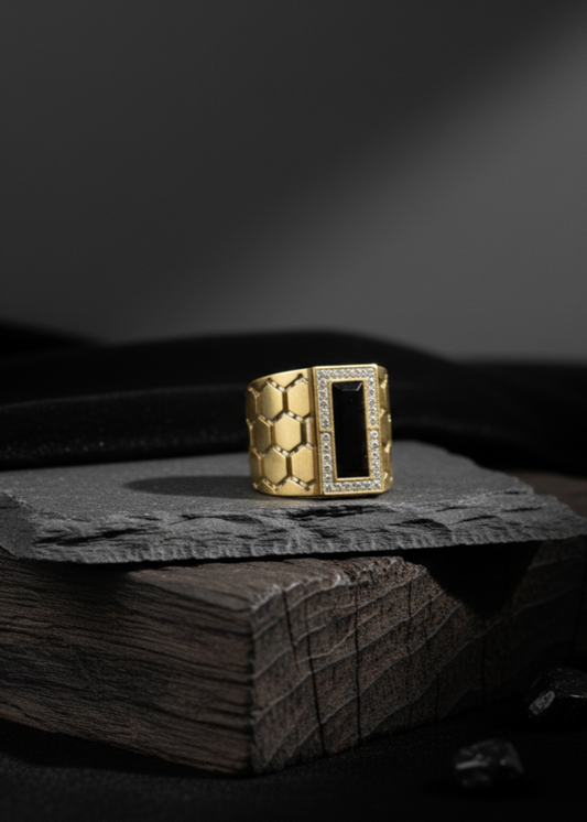 Shop the Noble Onyx Ring from Zarosh Jewel
