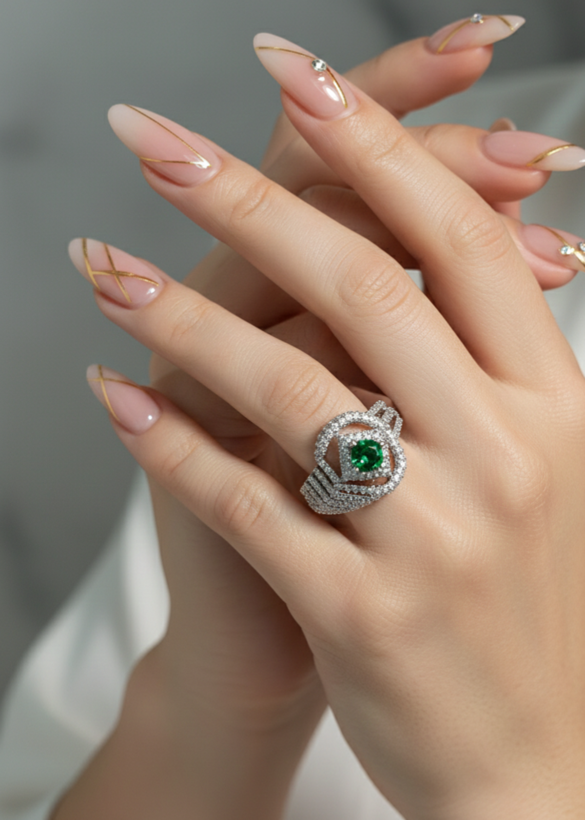 Shop the Noor Adjustable Ring from Zarosh Jewel