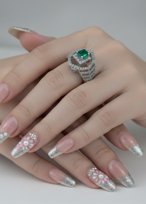 Shop the Noor Adjustable Ring from Zarosh Jewel