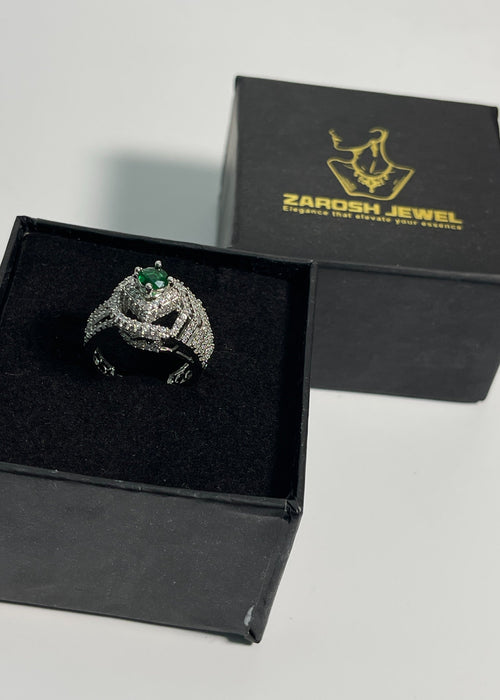 Shop the Noor Adjustable Ring from Zarosh Jewel