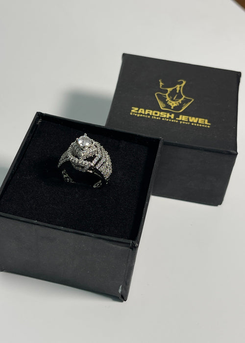 Shop the Noor Adjustable Ring from Zarosh Jewel