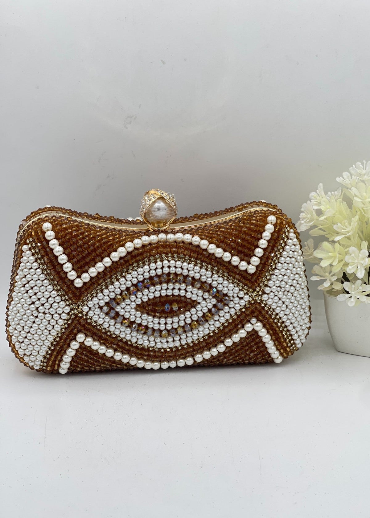 Shop the Noor Crystal Clutch from Zarosh Jewel