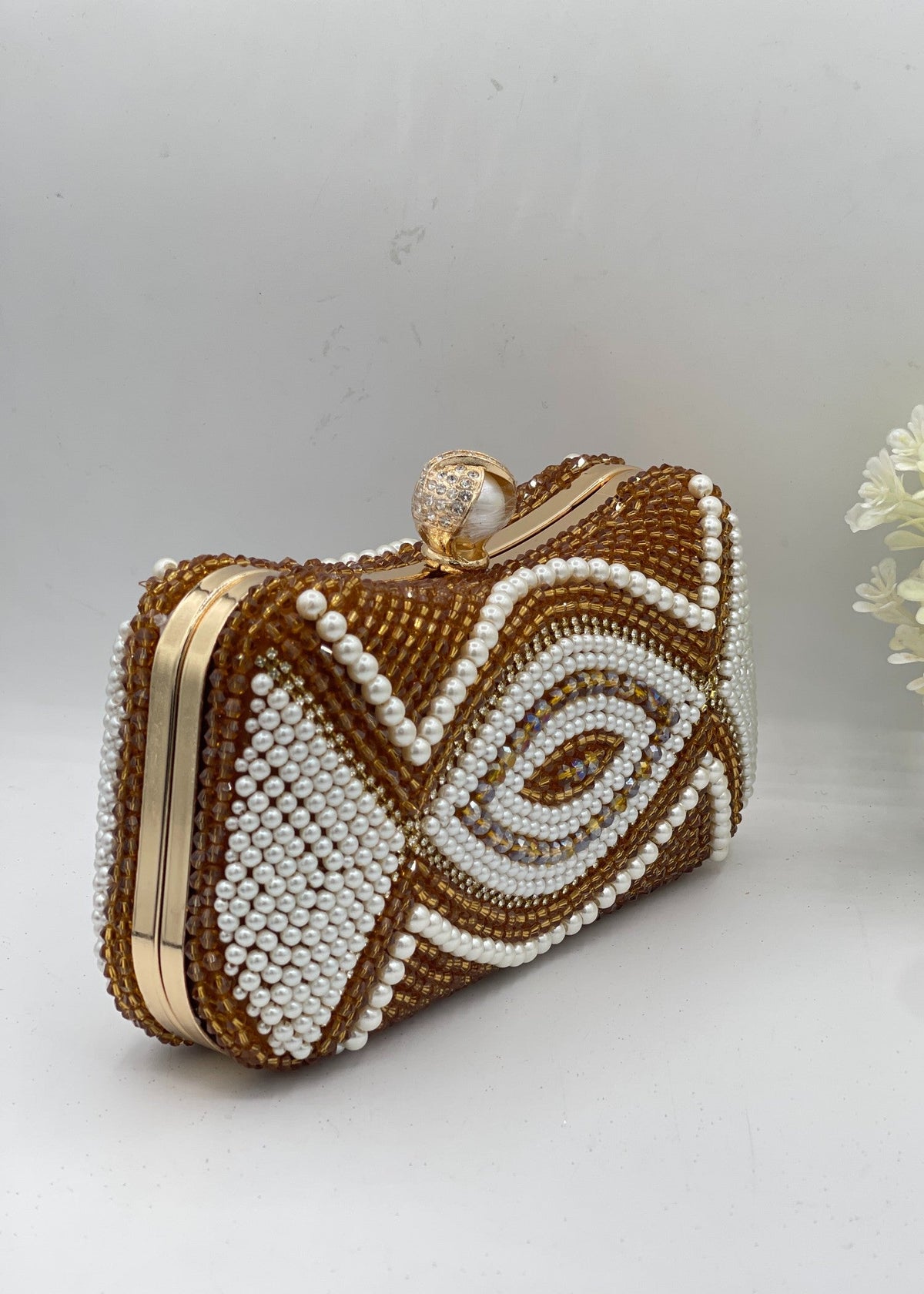 Shop the Noor Crystal Clutch from Zarosh Jewel