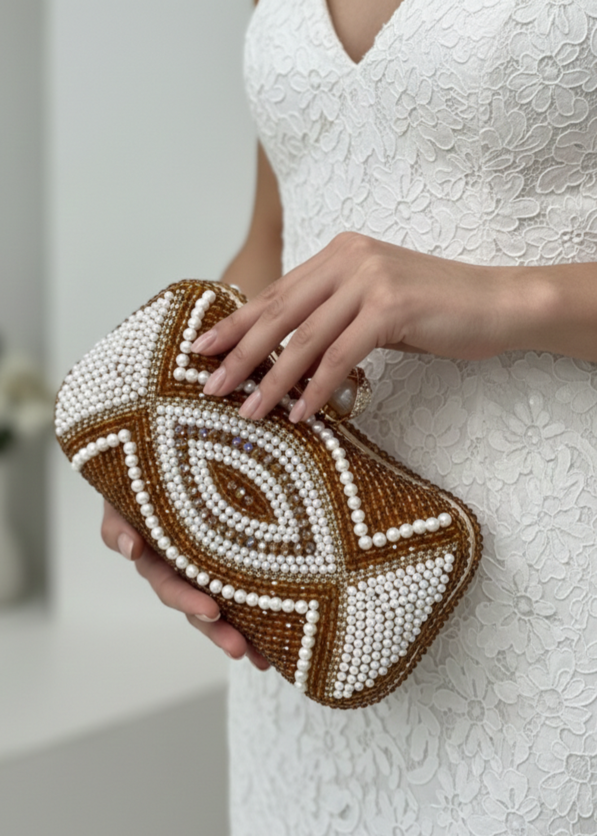 Shop the Noor Crystal Clutch from Zarosh Jewel