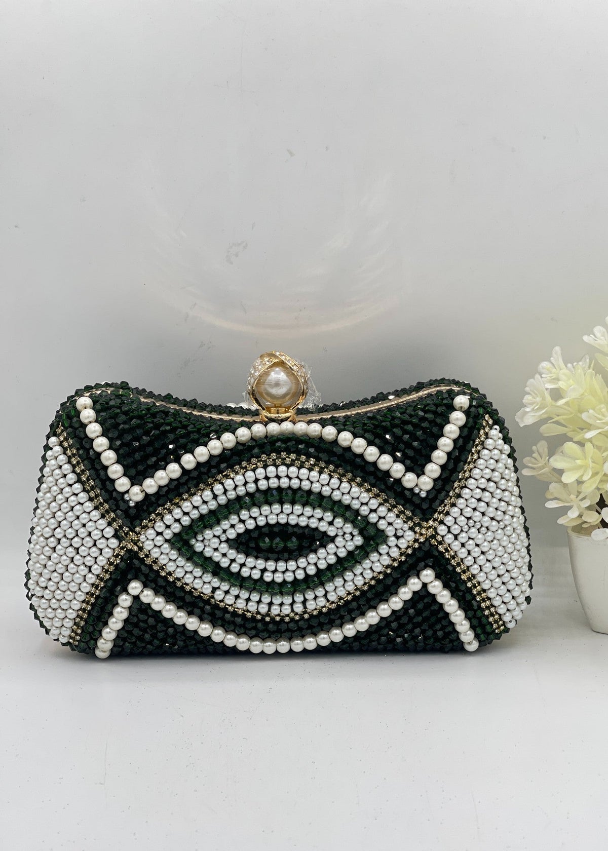 Shop the Noor Crystal Clutch from Zarosh Jewel