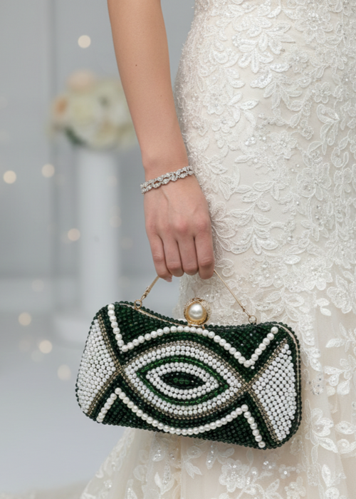Shop the Noor Crystal Clutch from Zarosh Jewel