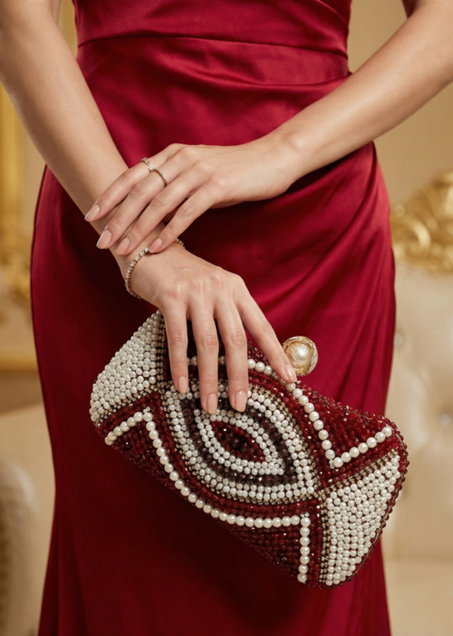 Shop the Noor Crystal Clutch from Zarosh Jewel