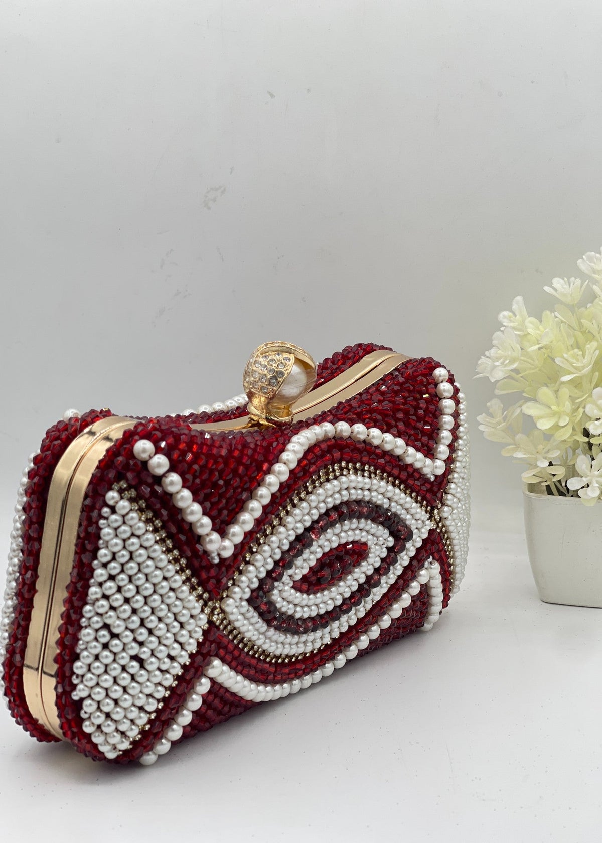 Shop the Noor Crystal Clutch from Zarosh Jewel