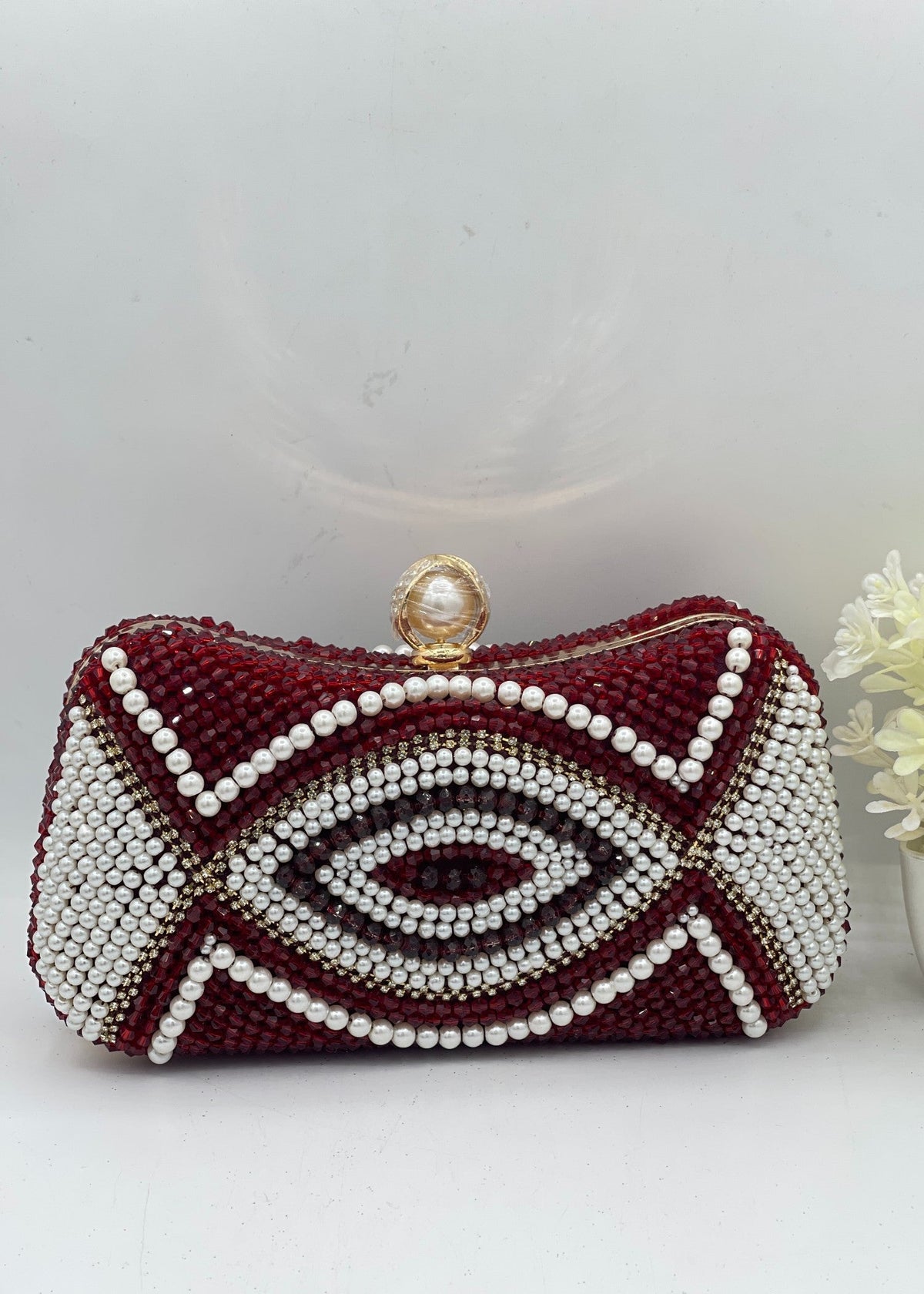 Shop the Noor Crystal Clutch from Zarosh Jewel