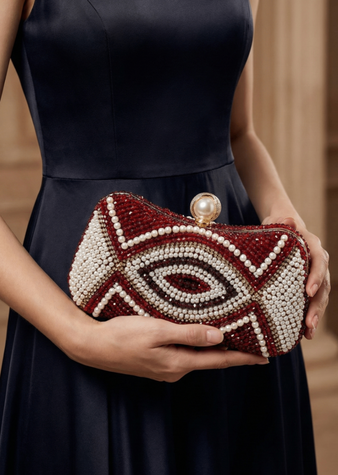 Shop the Noor Crystal Clutch from Zarosh Jewel