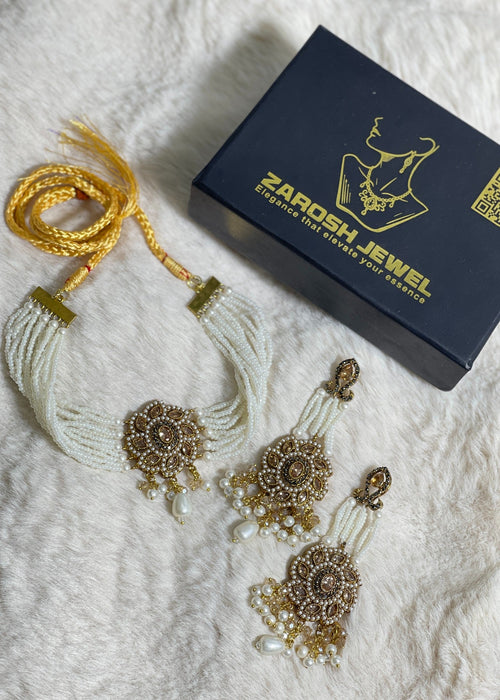 Shop the Noor-e-Naz Choker Set from Zarosh Jewel