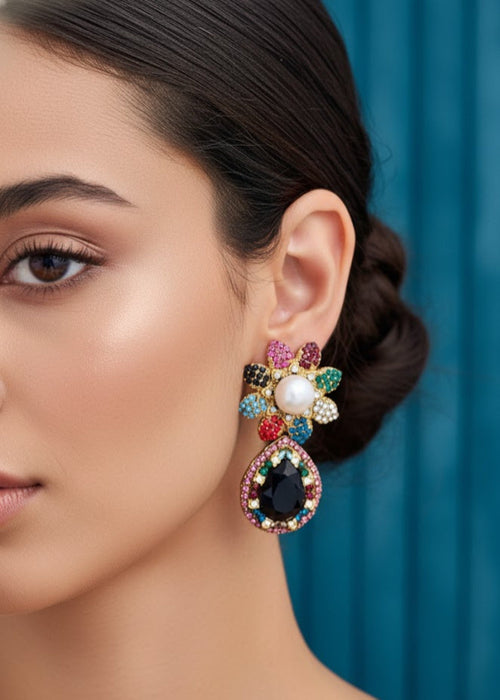 Shop the Noor Jahan Bloom Earrings from Zarosh Jewel