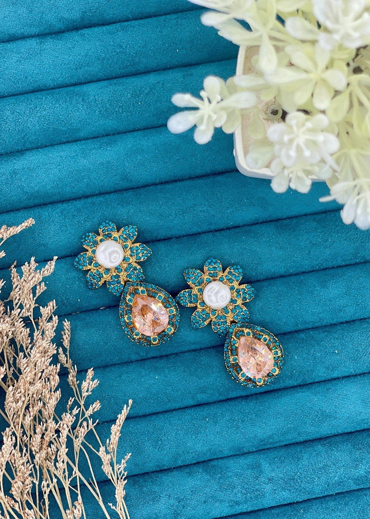 Shop the Noor Jahan Bloom Earrings from Zarosh Jewel