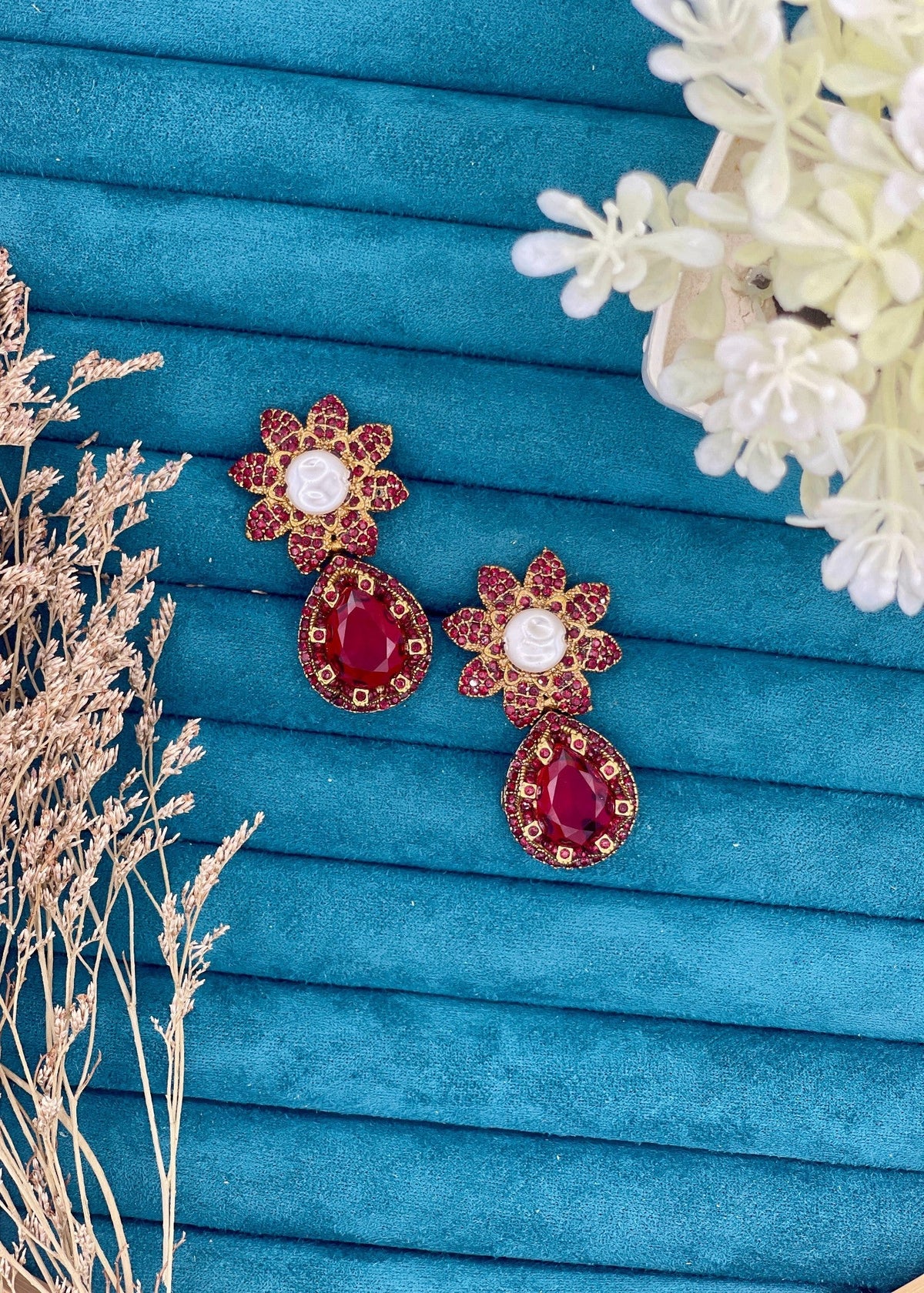 Shop the Noor Jahan Bloom Earrings from Zarosh Jewel