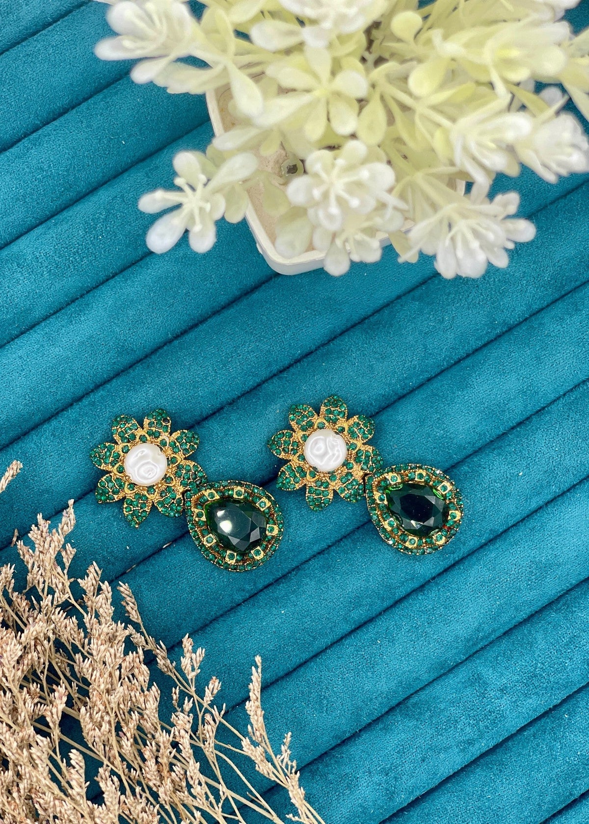 Shop the Noor Jahan Bloom Earrings from Zarosh Jewel
