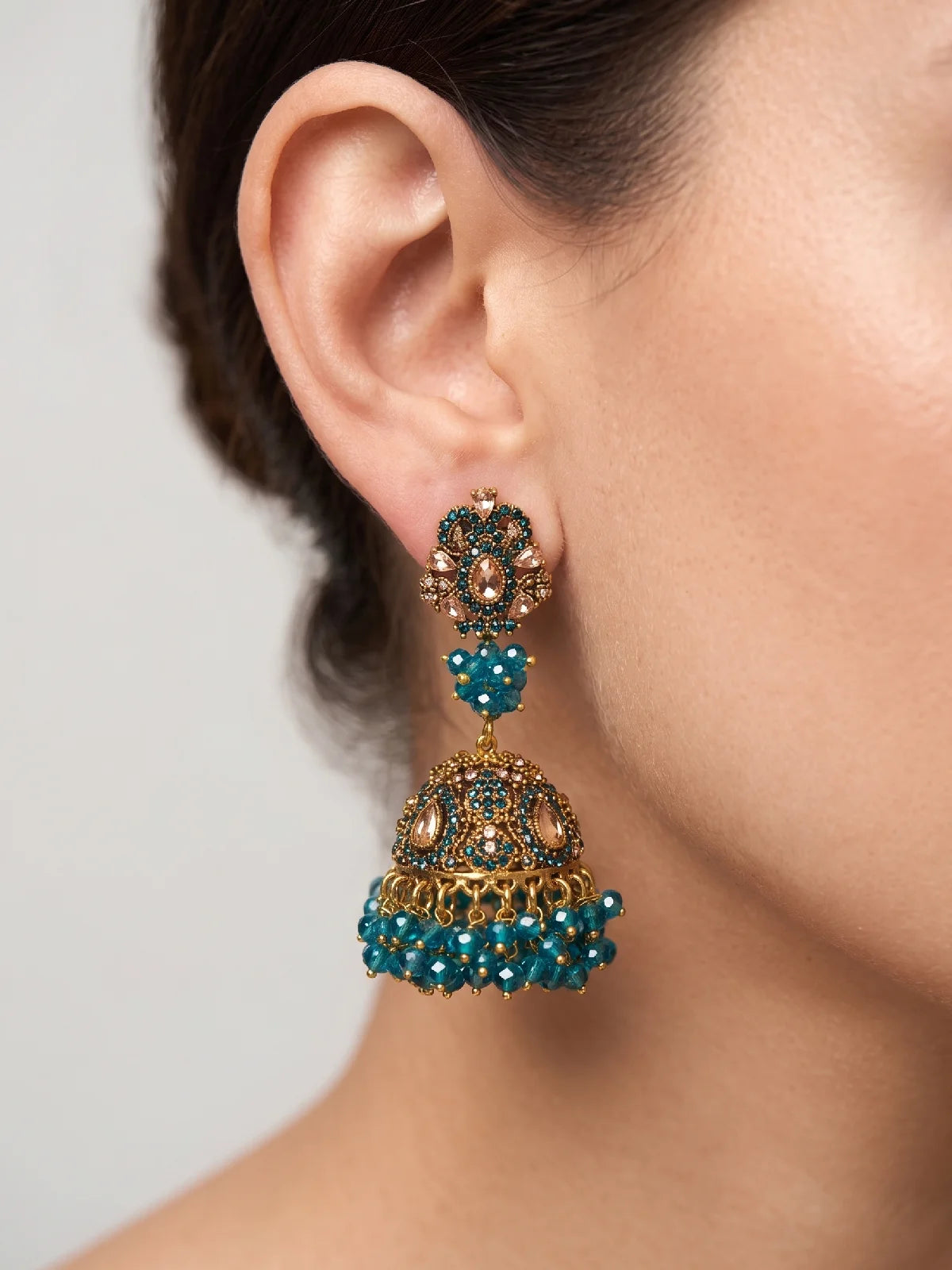 Noor Pearl Jhumka Earrings