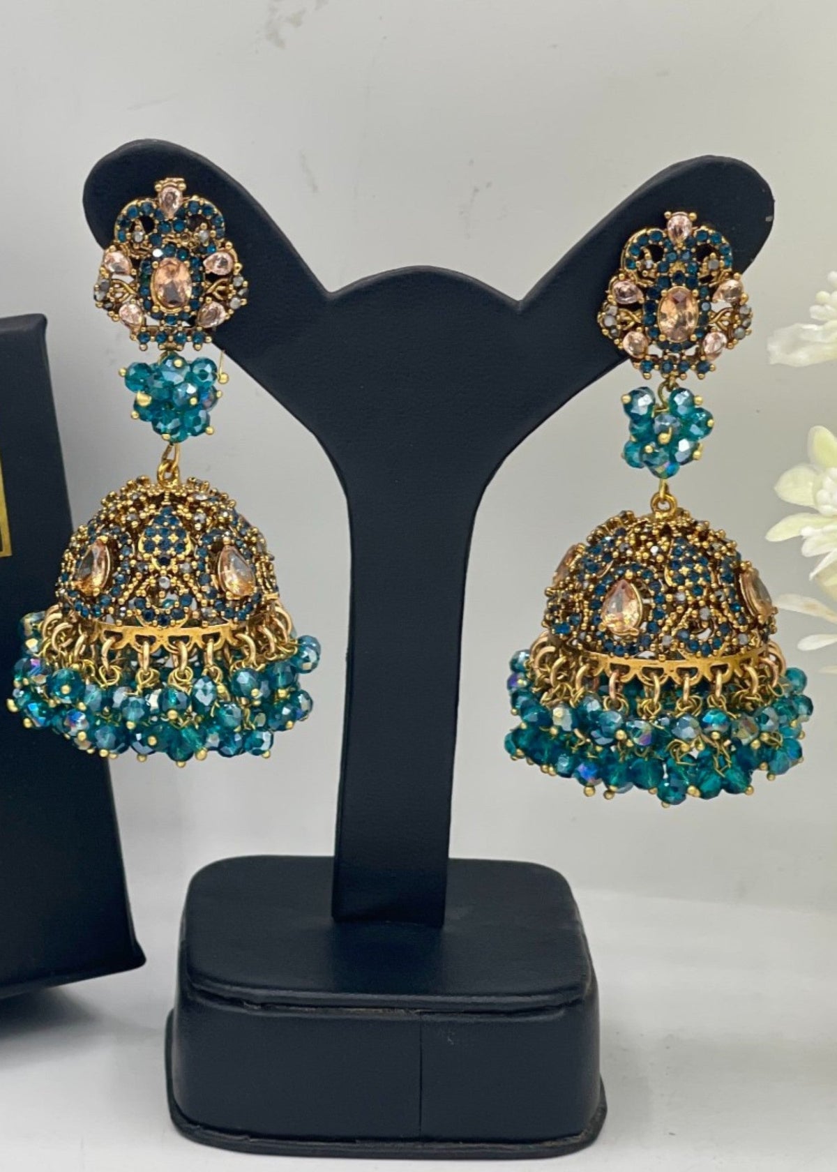 Shop the Noor Pearl Jhumka Earrings from Zarosh Jewel