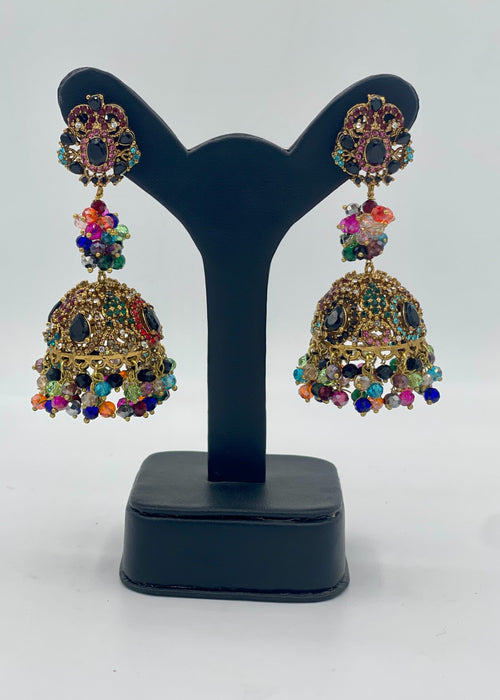 Shop the Noor Pearl Jhumka Earrings from Zarosh Jewel