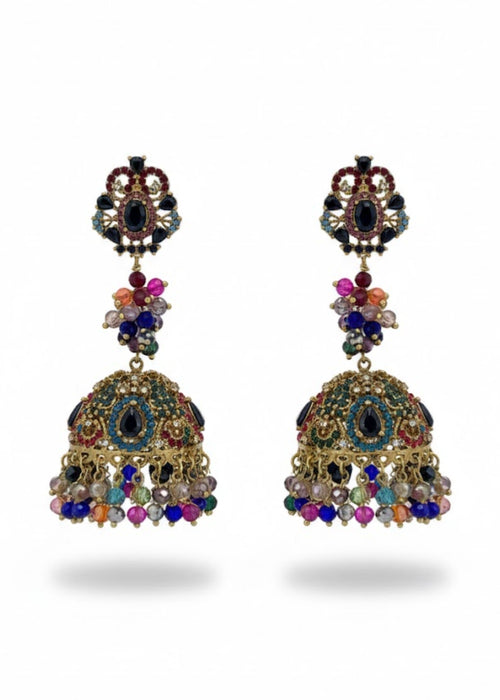 Shop the Noor Pearl Jhumka Earrings from Zarosh Jewel