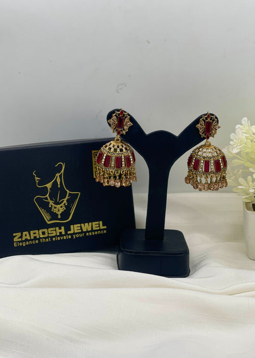 Shop the Noor-ul-Ain Cut Jhumkay from Zarosh Jewel
