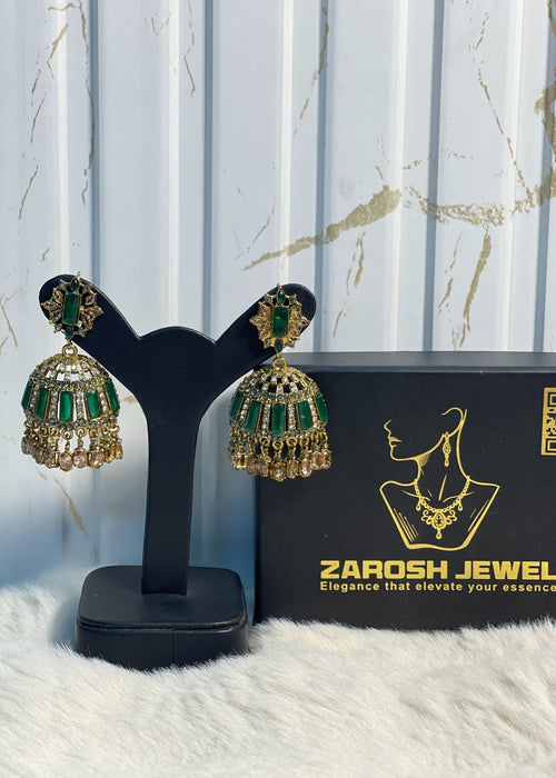Shop the Noor-ul-Ain Cut Jhumkay from Zarosh Jewel