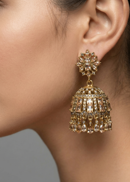 Shop the Noor-ul-Ain Cut Jhumkay from Zarosh Jewel