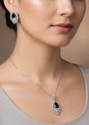 Noor Zircon Set by Zarosh Jewel