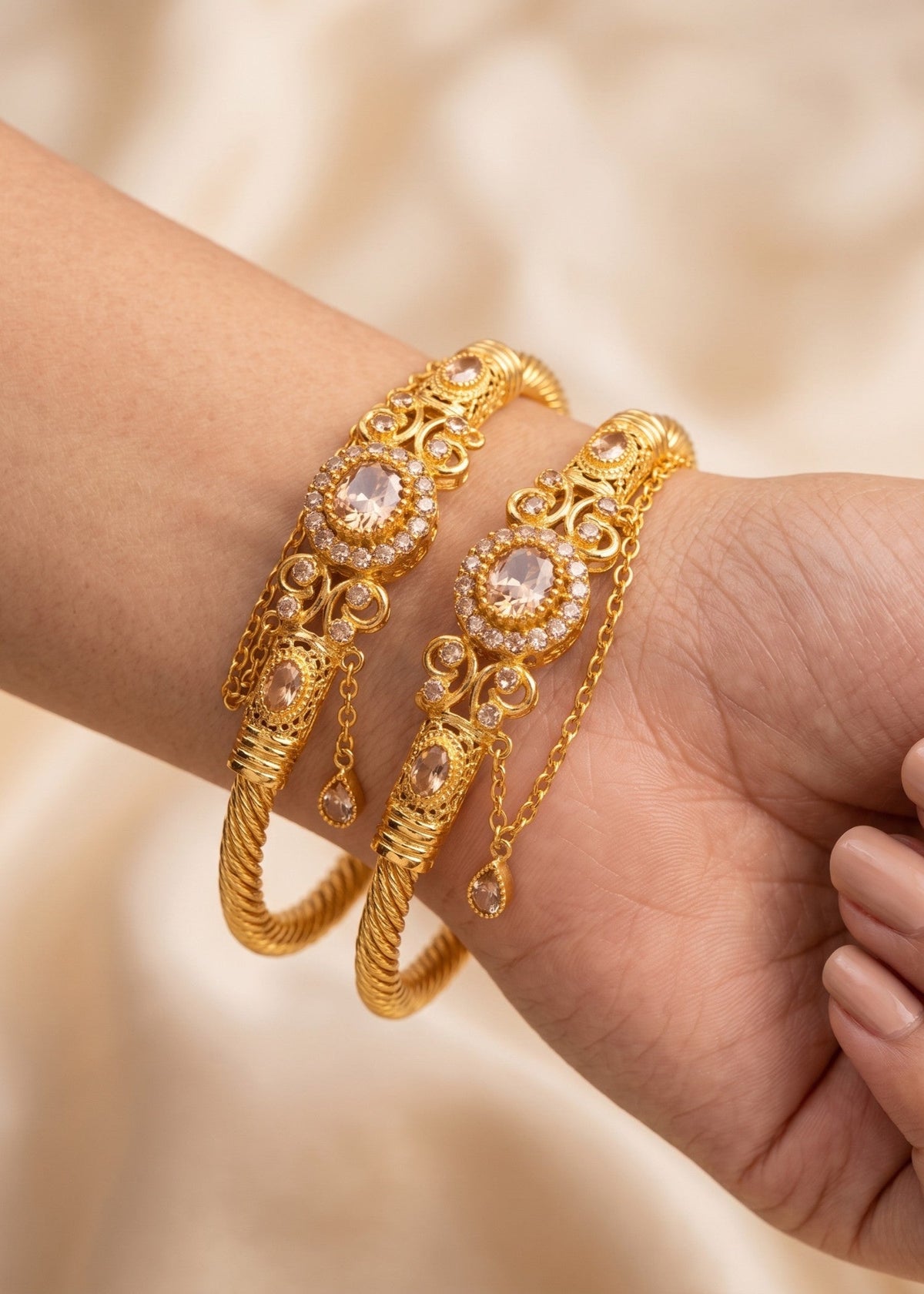 Shop the Noorani Heritage Kadas from Zarosh Jewel