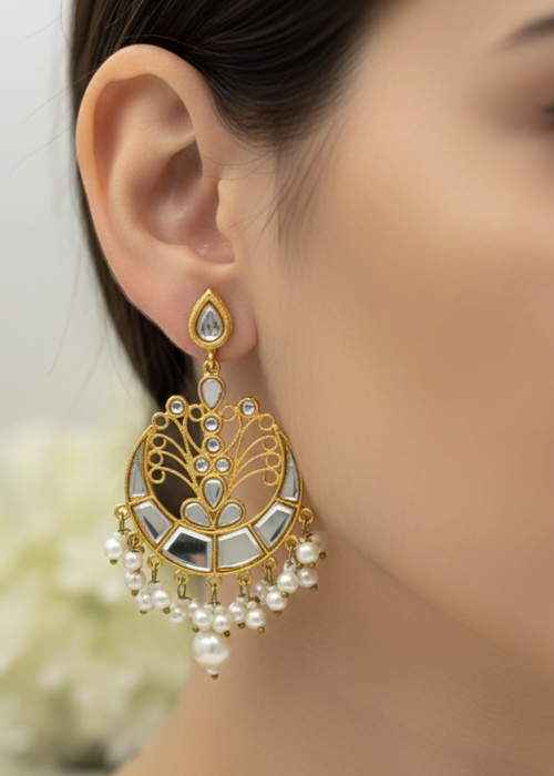Noorie Earrings by Zarosh Jewel