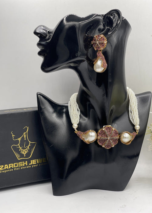 Shop the Nour Choker Set from Zarosh Jewel