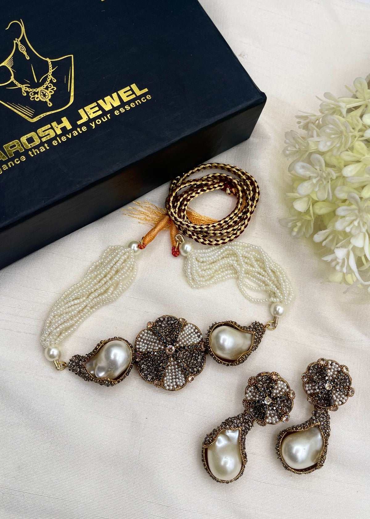 Shop the Nour Choker Set from Zarosh Jewel