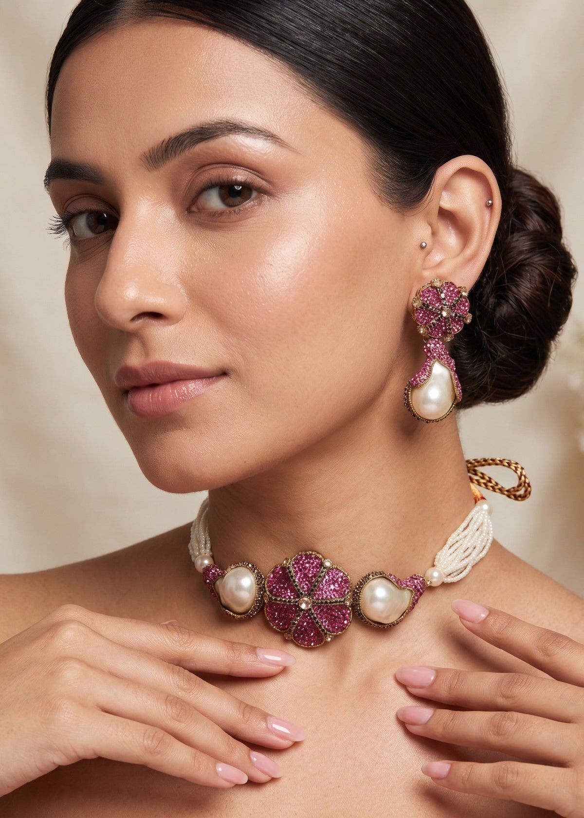 Shop the Nour Choker Set from Zarosh Jewel
