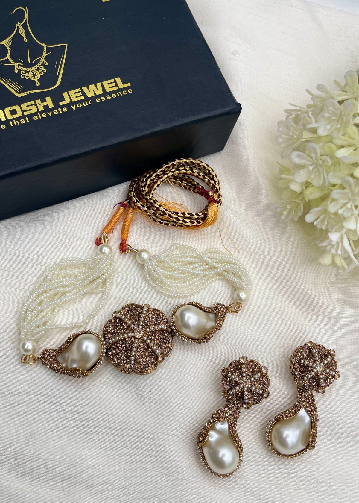 Shop the Nour Choker Set from Zarosh Jewel