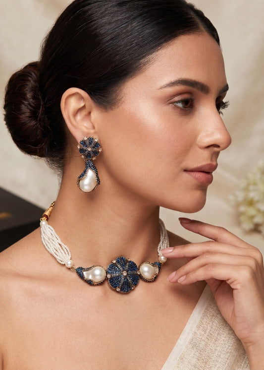 Nour Choker Set by Zarosh Jewel