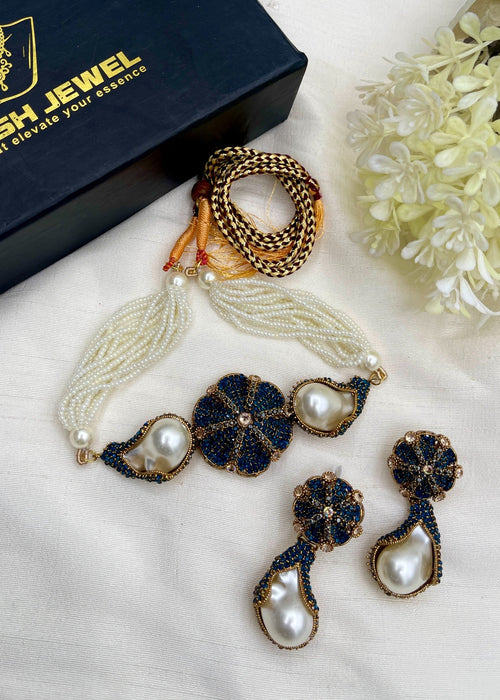 Shop the Nour Choker Set from Zarosh Jewel