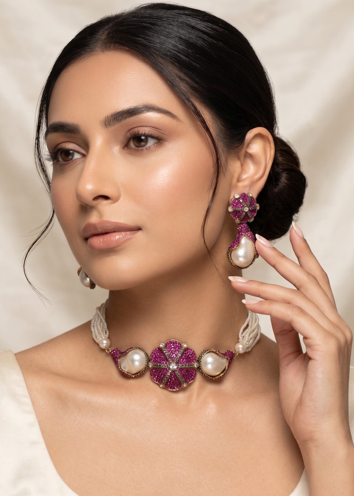 Shop the Nour Choker Set from Zarosh Jewel