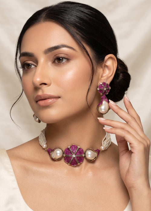 Shop the Nour Choker Set from Zarosh Jewel