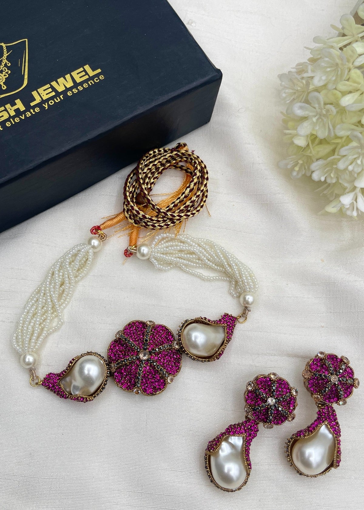 Shop the Nour Choker Set from Zarosh Jewel