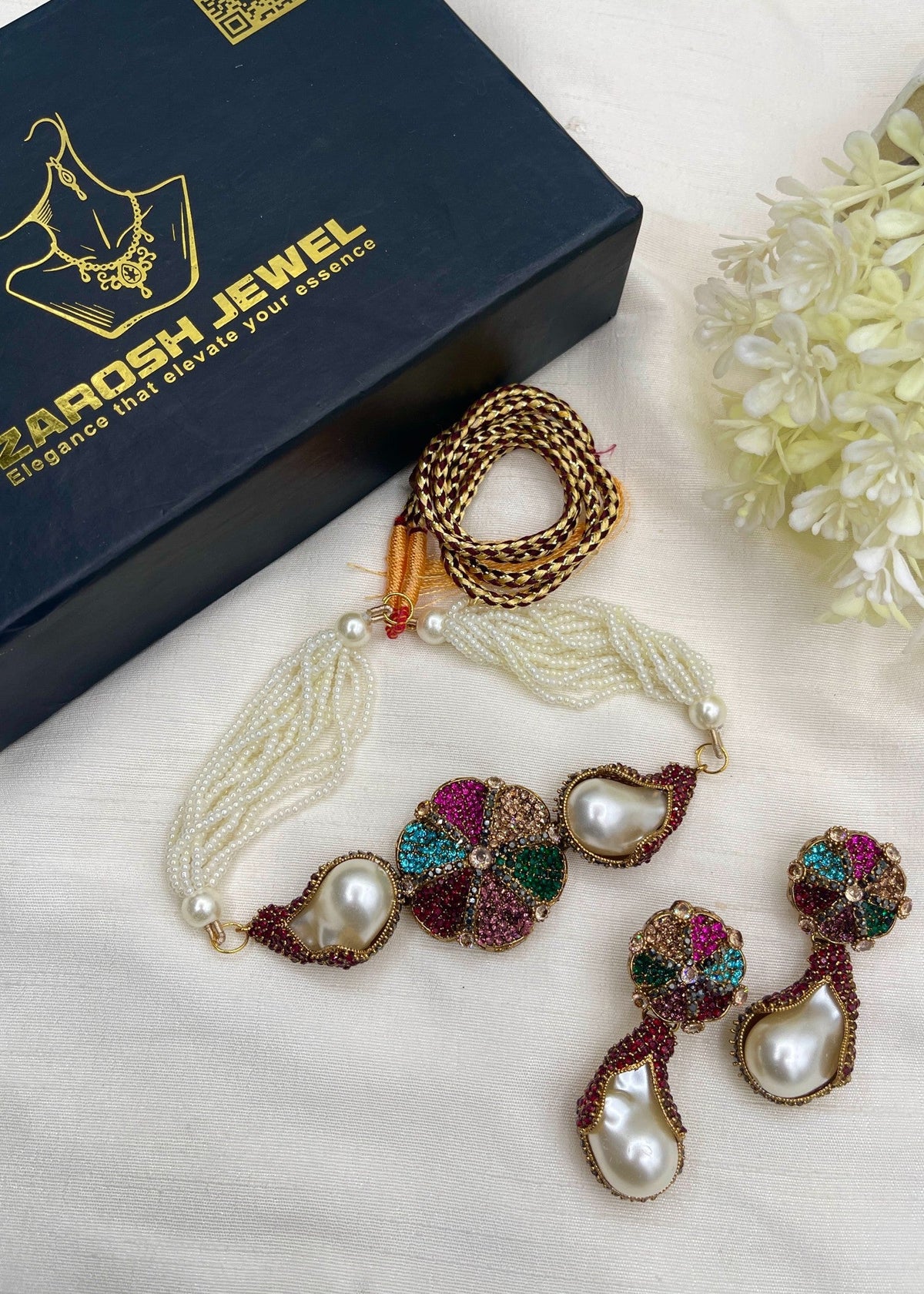 Shop the Nour Choker Set from Zarosh Jewel