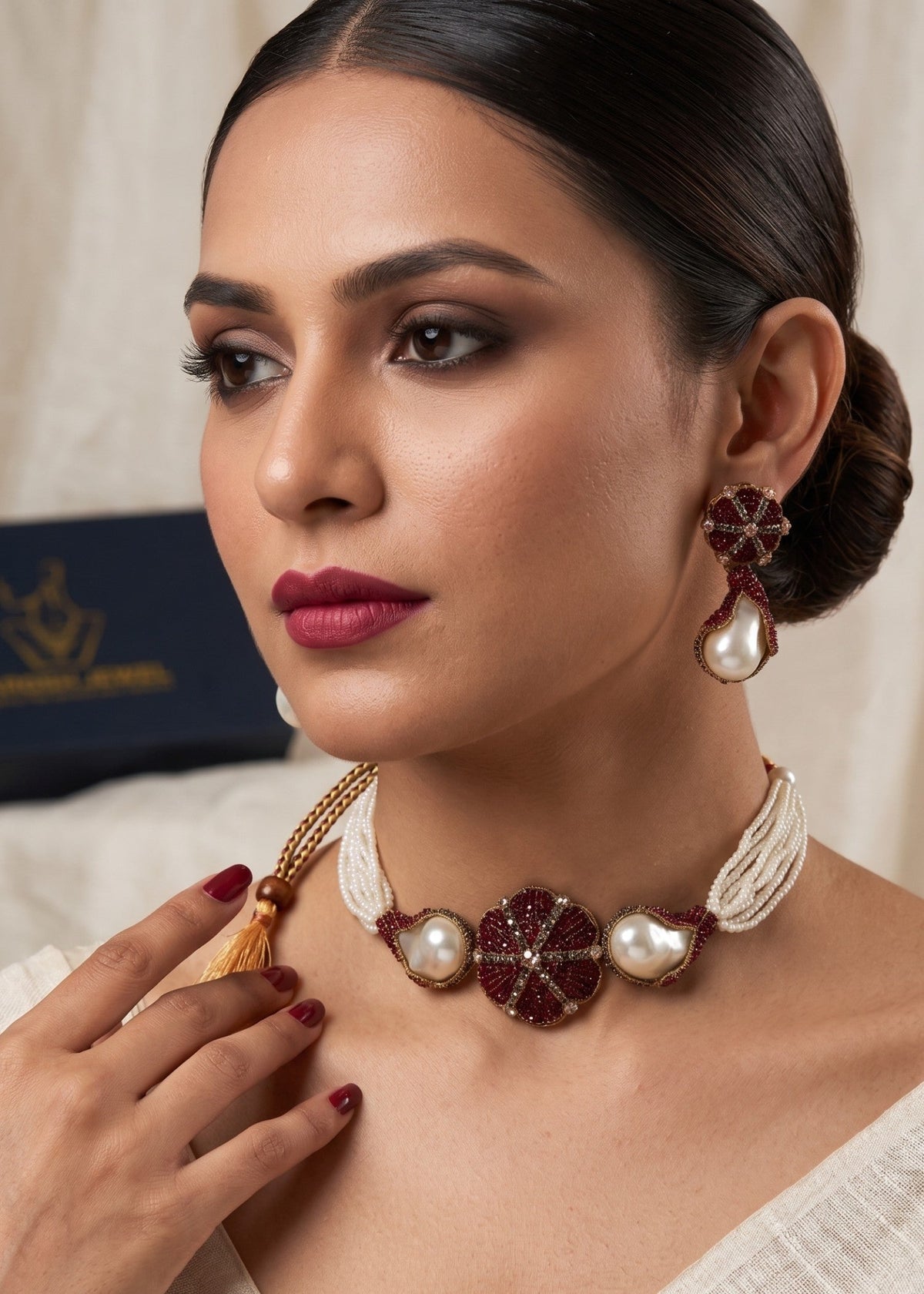 Shop the Nour Choker Set from Zarosh Jewel