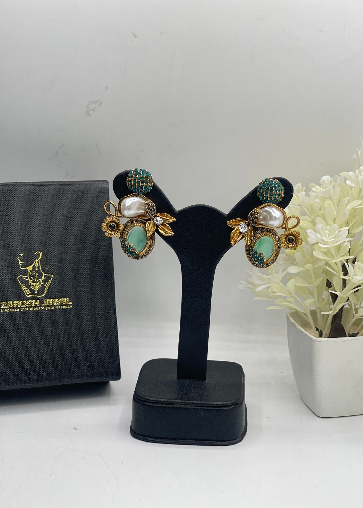 Shop the Nudhar Earrings from Zarosh Jewel