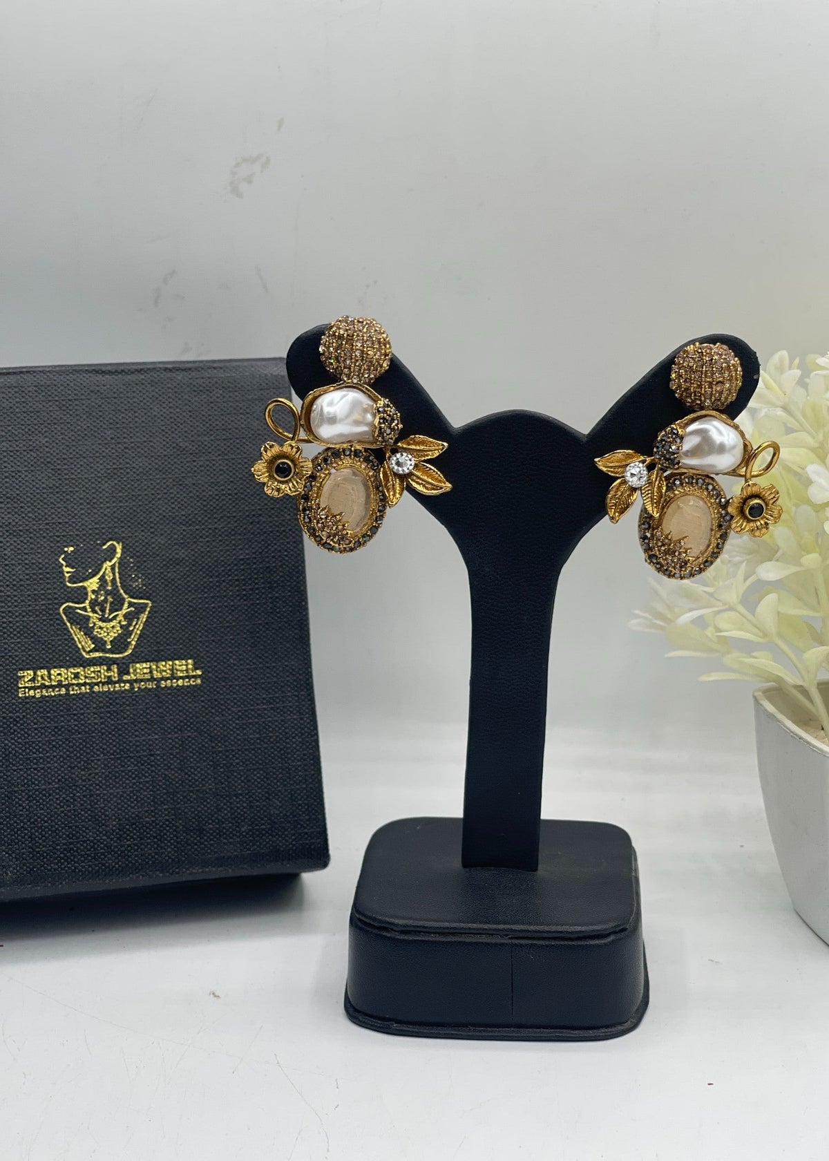 Shop the Nudhar Earrings from Zarosh Jewel