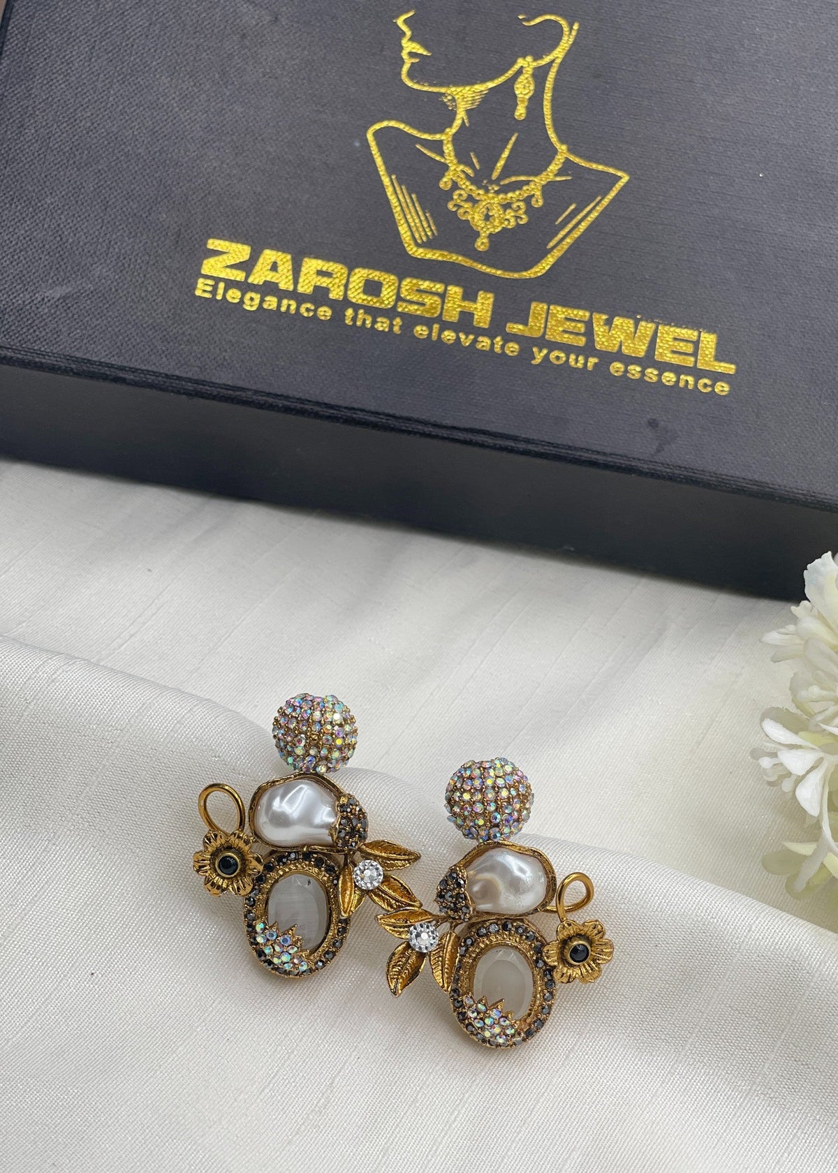 Shop the Nudhar Earrings from Zarosh Jewel