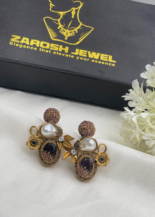 Shop the Nudhar Earrings from Zarosh Jewel