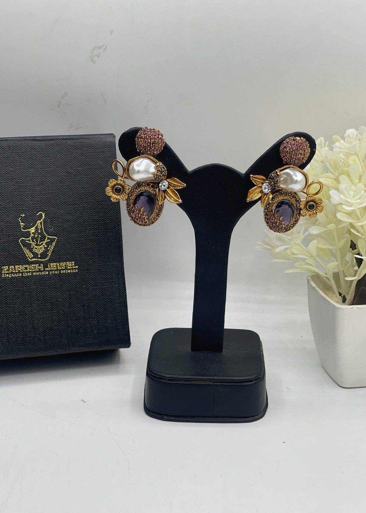 Shop the Nudhar Earrings from Zarosh Jewel