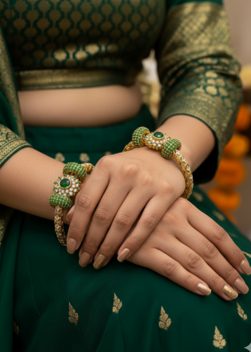 Shop the Nura Bangles from Zarosh Jewel