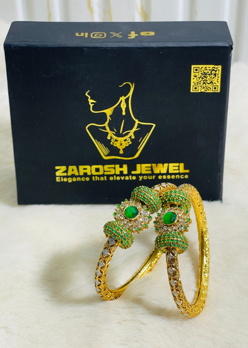 Shop the Nura Bangles from Zarosh Jewel